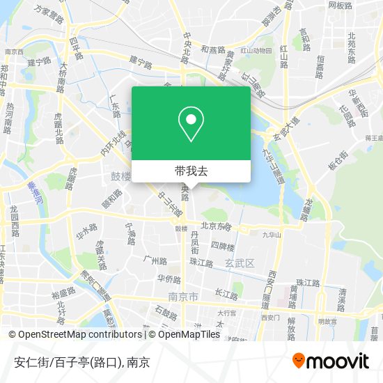 安仁街/百子亭(路口)地图
