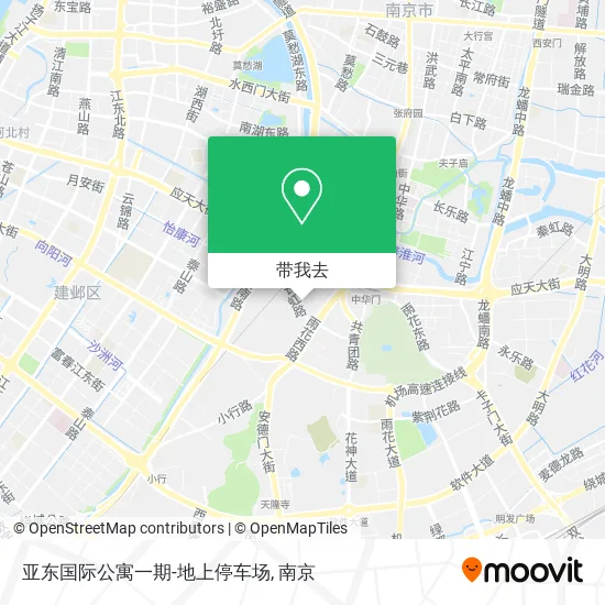 亚东国际公寓一期-地上停车场地图