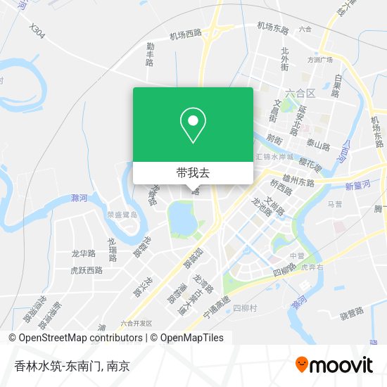 香林水筑-东南门地图