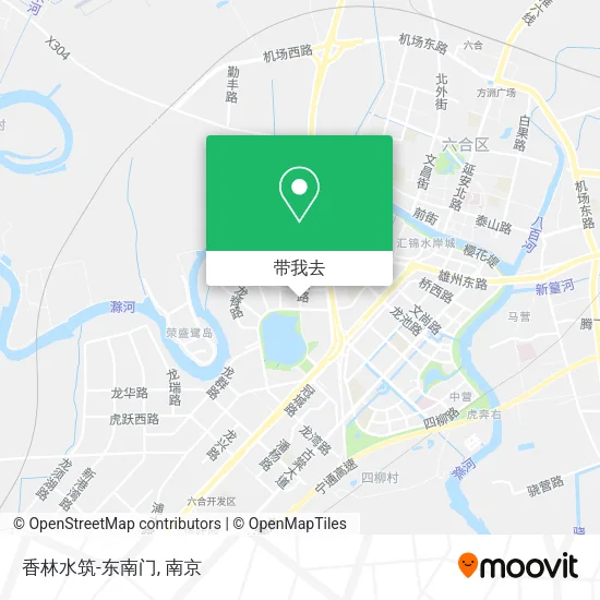 香林水筑-东南门地图