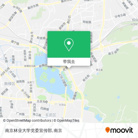 南京林业大学党委宣传部地图