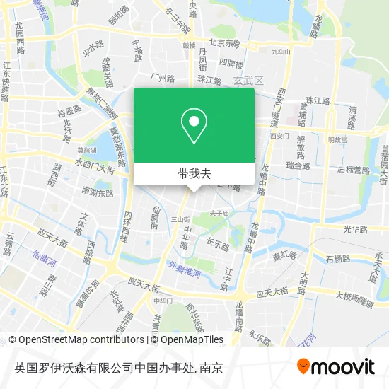 英国罗伊沃森有限公司中国办事处地图