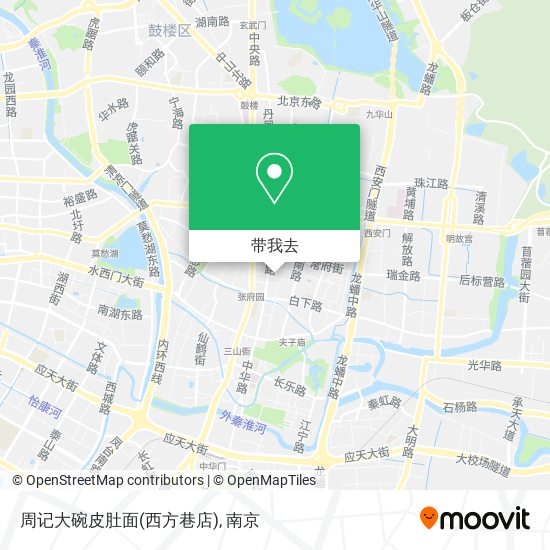 周记大碗皮肚面(西方巷店)地图