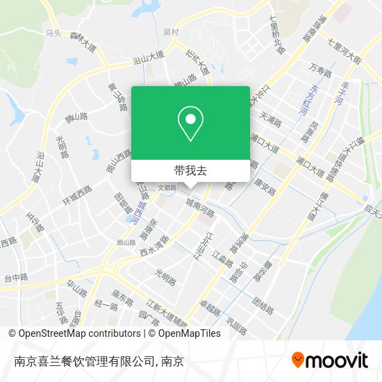 南京喜兰餐饮管理有限公司地图