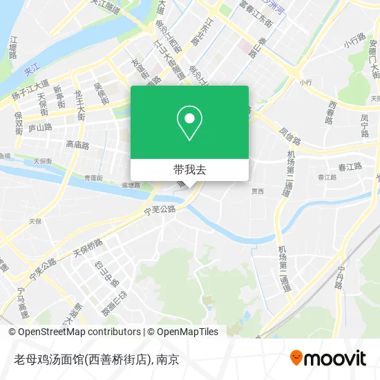老母鸡汤面馆(西善桥街店)地图