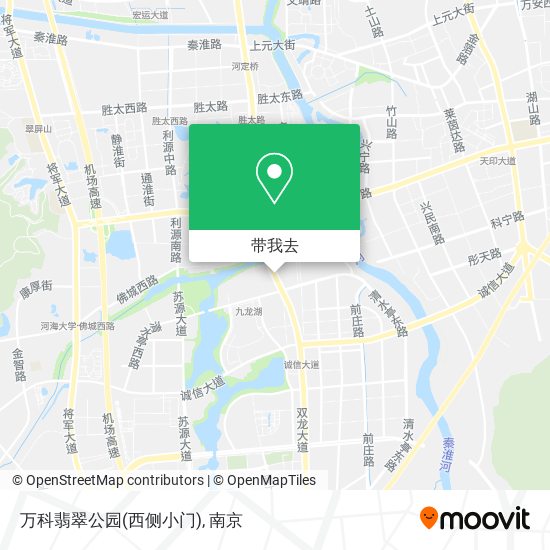 万科翡翠公园(西侧小门)地图