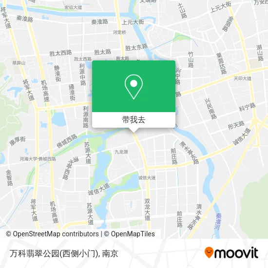 万科翡翠公园(西侧小门)地图
