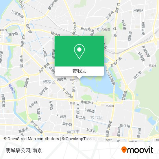 明城墙公园地图