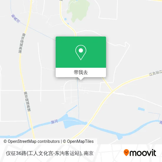 仪征36路(工人文化宫-东沟客运站)地图