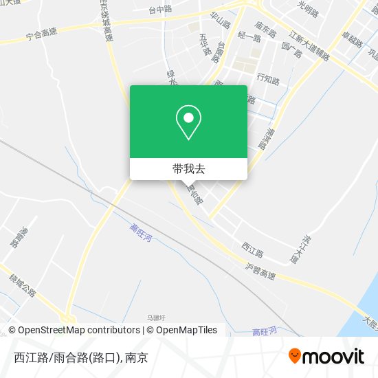 西江路/雨合路(路口)地图