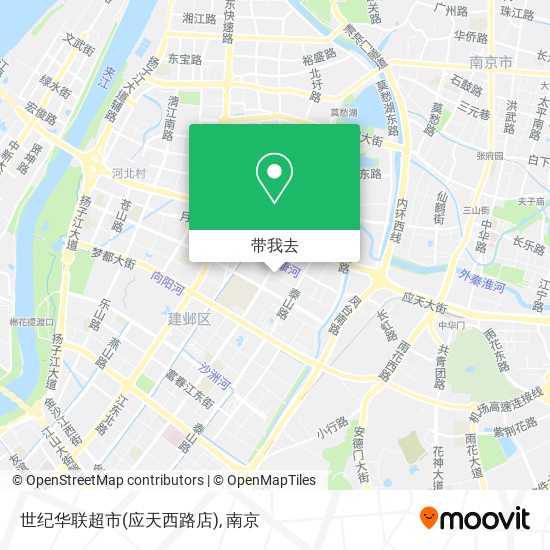 世纪华联超市(应天西路店)地图