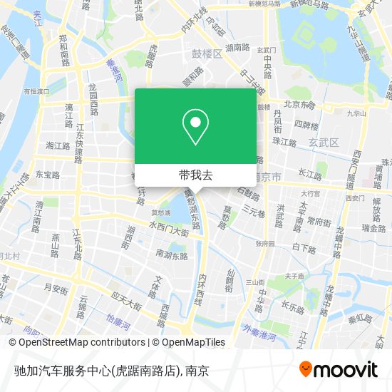 驰加汽车服务中心(虎踞南路店)地图