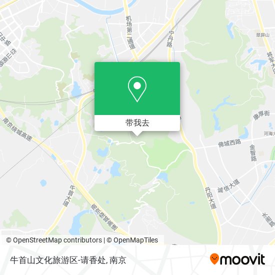 牛首山文化旅游区-请香处地图