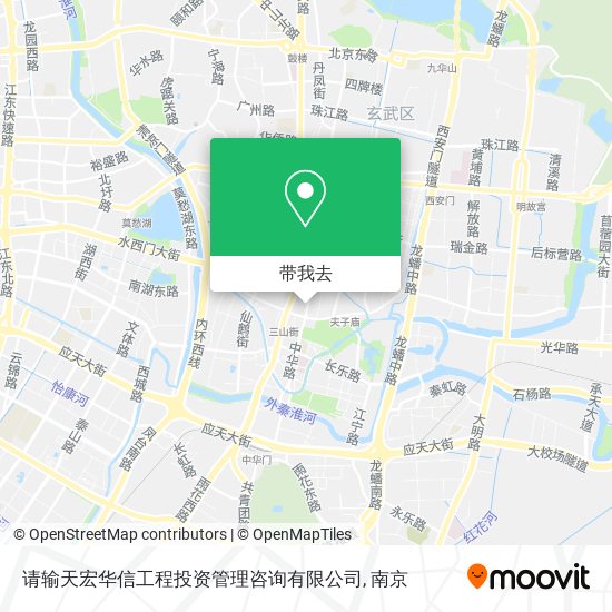 请输天宏华信工程投资管理咨询有限公司地图