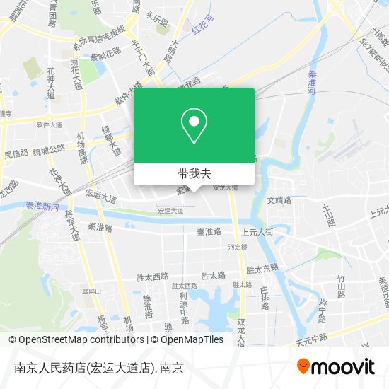 南京人民药店(宏运大道店)地图