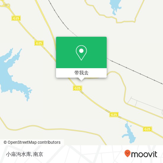 小庙沟水库地图