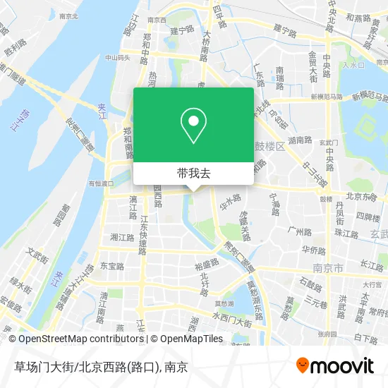 草场门大街/北京西路(路口)地图