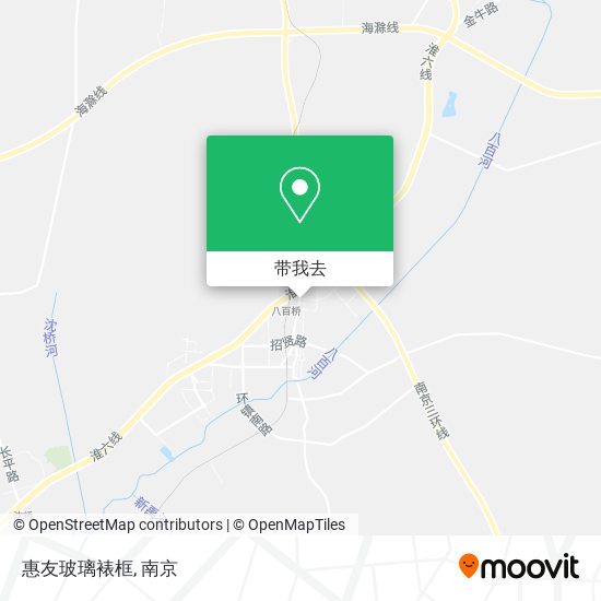惠友玻璃裱框地图