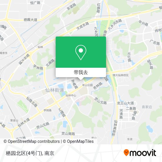 栖园北区(4号门)地图
