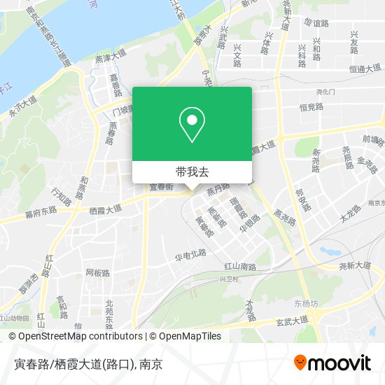 寅春路/栖霞大道(路口)地图