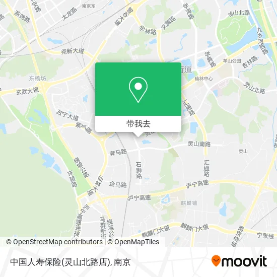 中国人寿保险(灵山北路店)地图