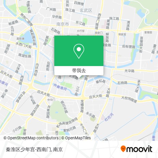 秦淮区少年宫-西南门地图