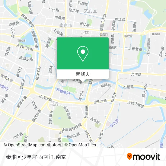 秦淮区少年宫-西南门地图