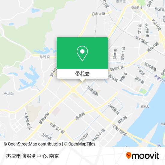 杰成电脑服务中心地图