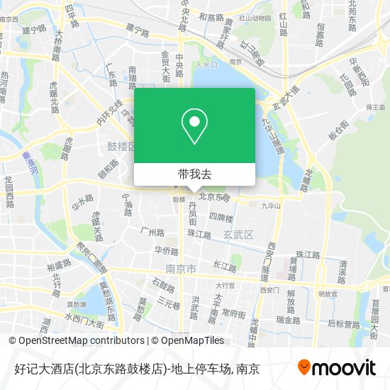 好记大酒店(北京东路鼓楼店)-地上停车场地图