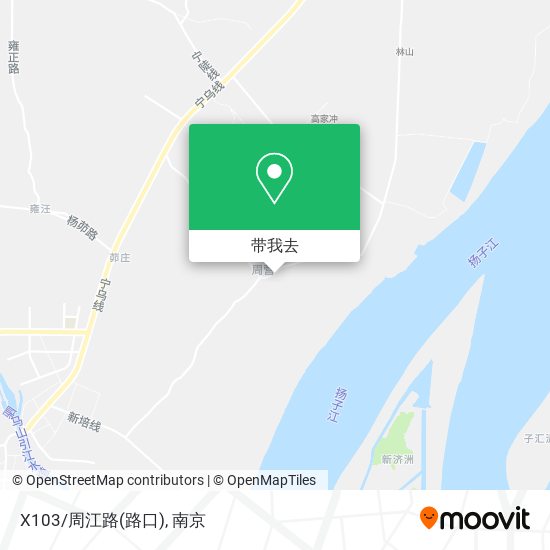X103/周江路(路口)地图