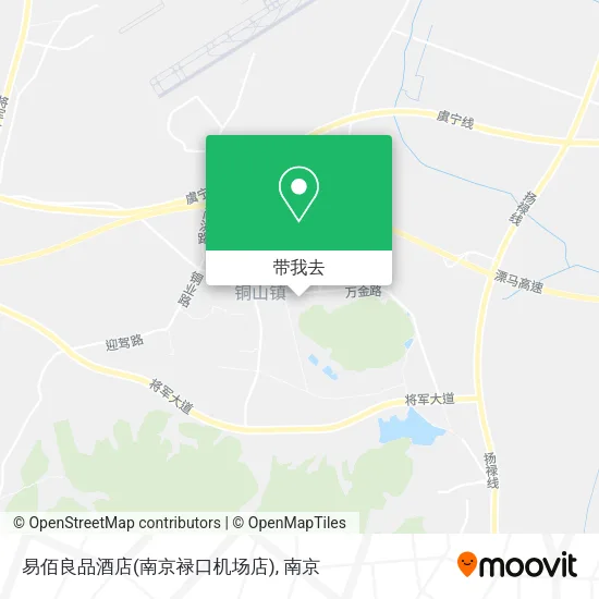 易佰良品酒店(南京禄口机场店)地图