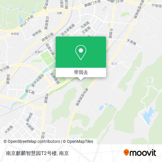 南京麒麟智慧园T2号楼地图
