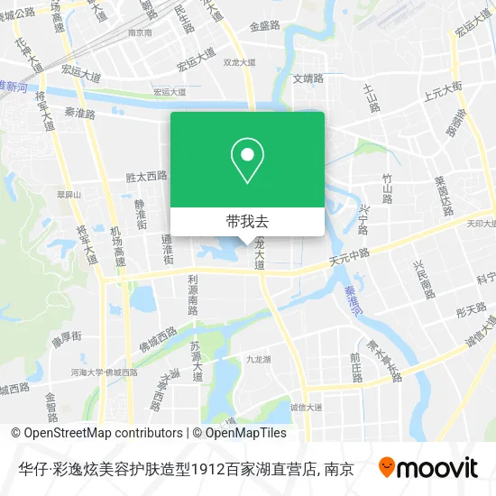 华仔·彩逸炫美容护肤造型1912百家湖直营店地图