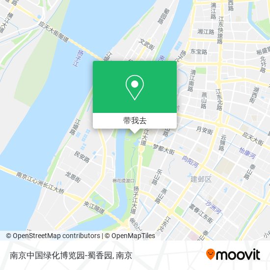 南京中国绿化博览园-蜀香园地图