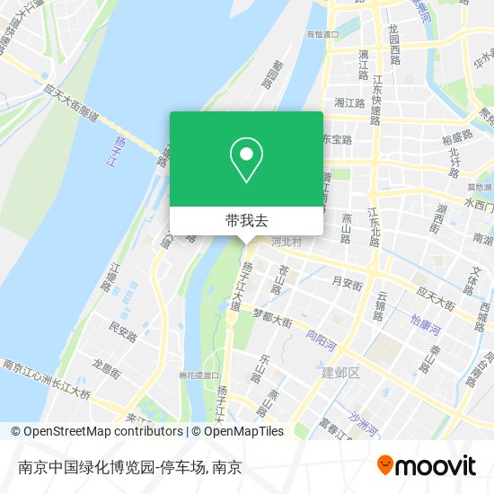 南京中国绿化博览园-停车场地图