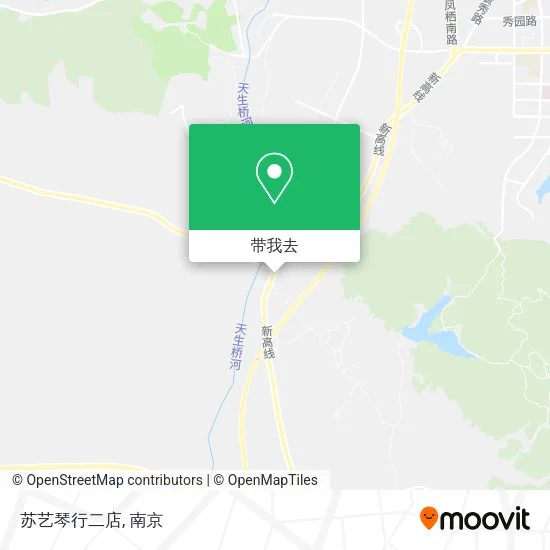 苏艺琴行二店地图