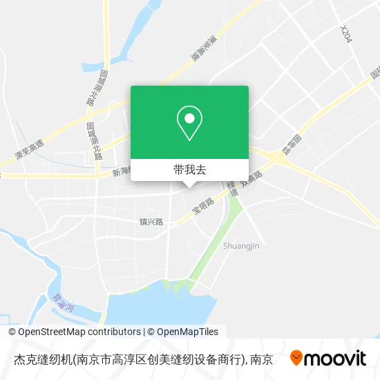 杰克缝纫机(南京市高淳区创美缝纫设备商行)地图