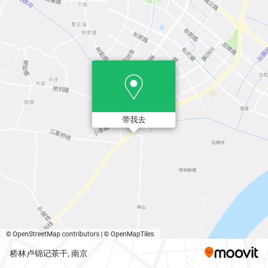 桥林卢锦记茶干地图