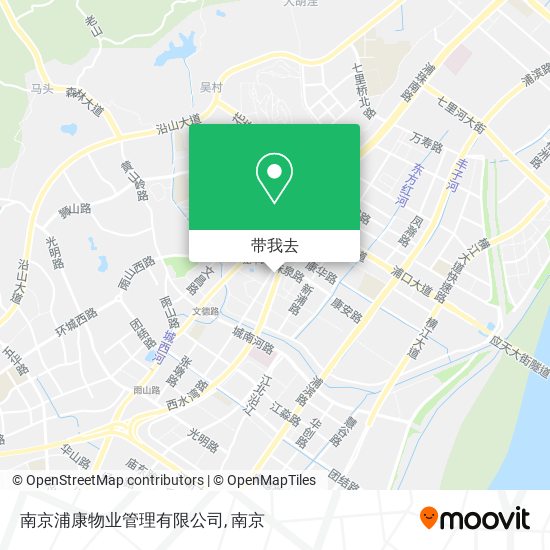 南京浦康物业管理有限公司地图