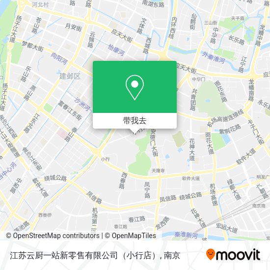 江苏云厨一站新零售有限公司（小行店）地图
