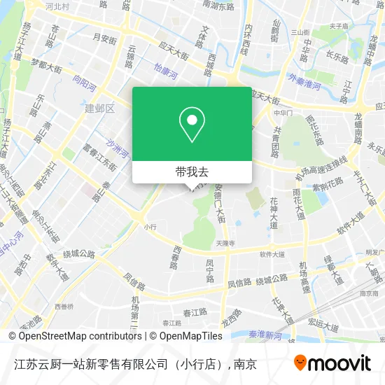 江苏云厨一站新零售有限公司（小行店）地图