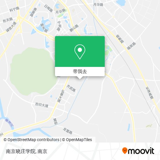 南京晓庄学院地图