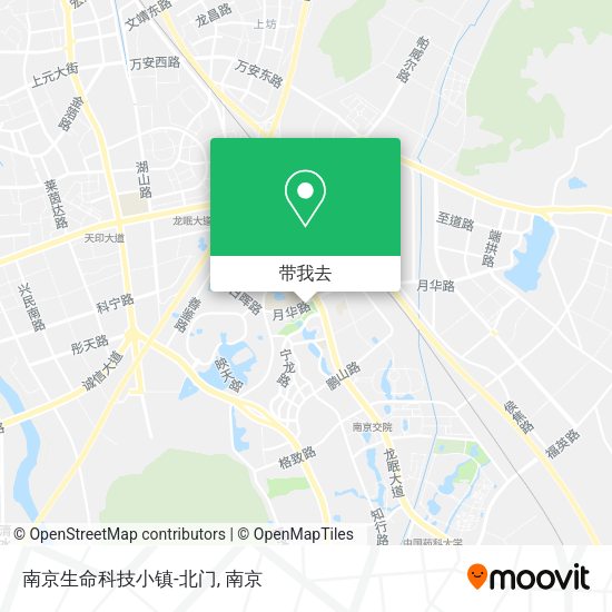 南京生命科技小镇-北门地图