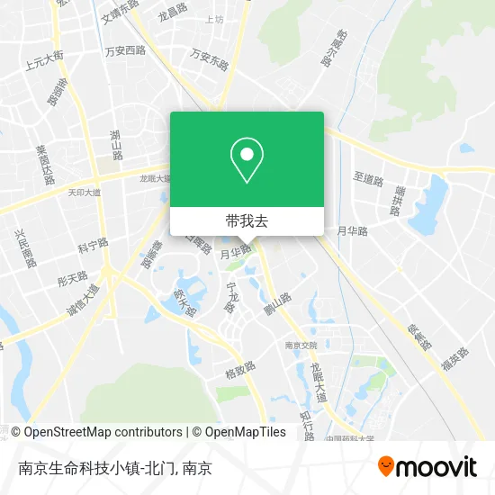 南京生命科技小镇-北门地图