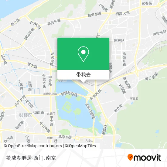 赞成湖畔居-西门地图