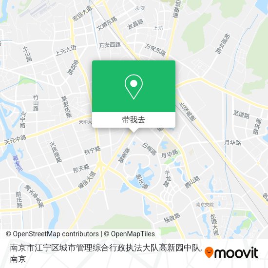 南京市江宁区城市管理综合行政执法大队高新园中队地图