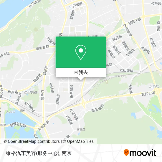 维格汽车美容(服务中心)地图