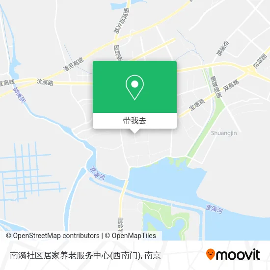 南漪社区居家养老服务中心(西南门)地图