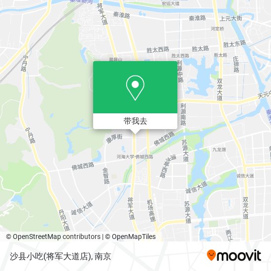 沙县小吃(将军大道店)地图
