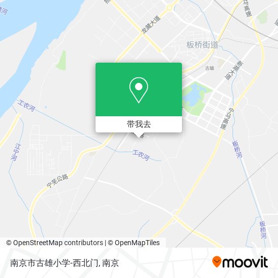 南京市古雄小学-西北门地图